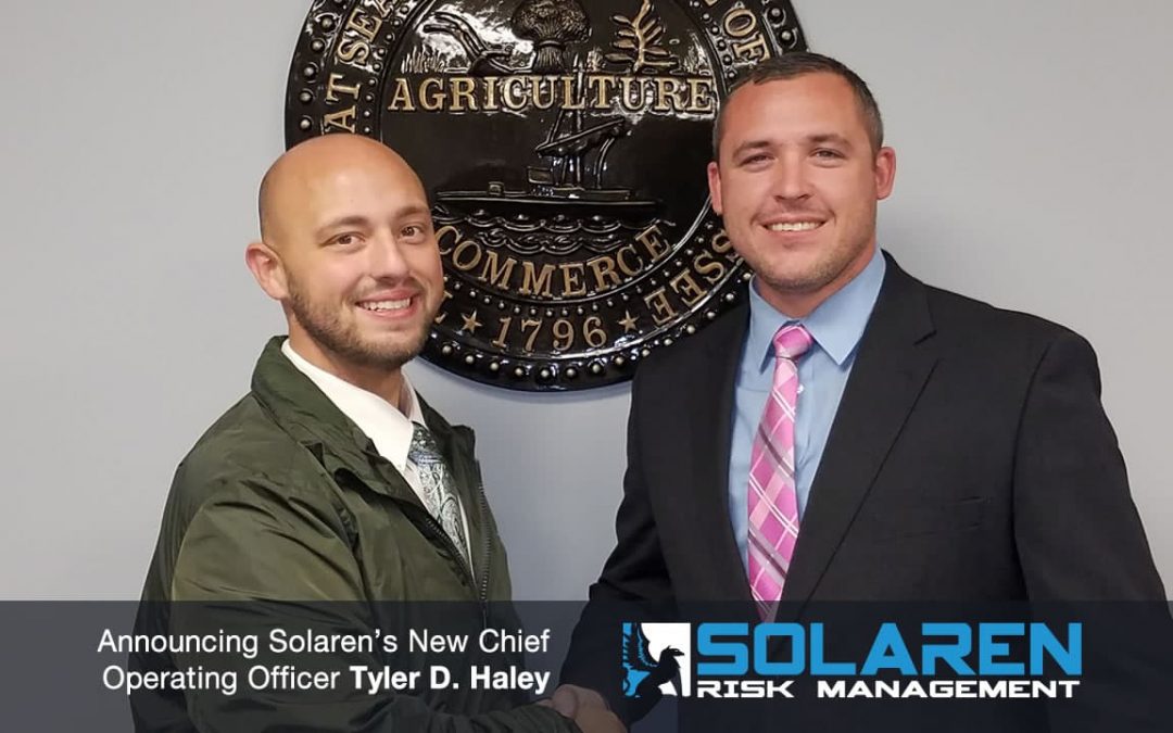 Announcing Tyler D. Haley Being Named Solaren’s New Chief Operating Officer