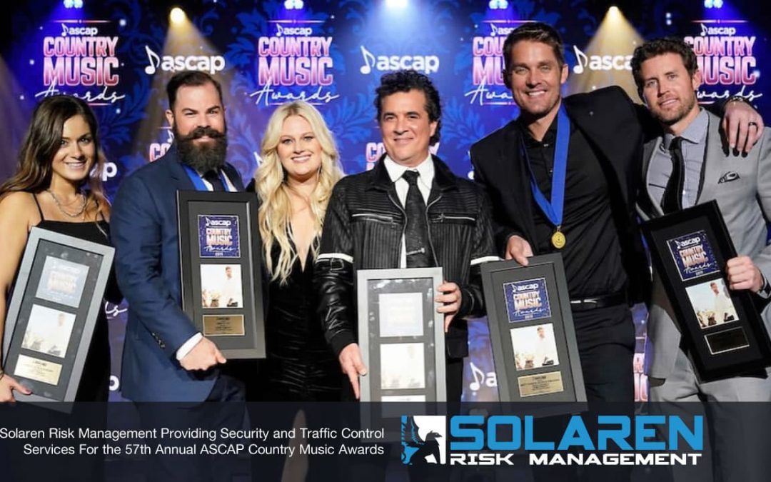 Solaren Risk Management Providing Security and Traffic Control Services For the 57th Annual ASCAP Country Music Awards