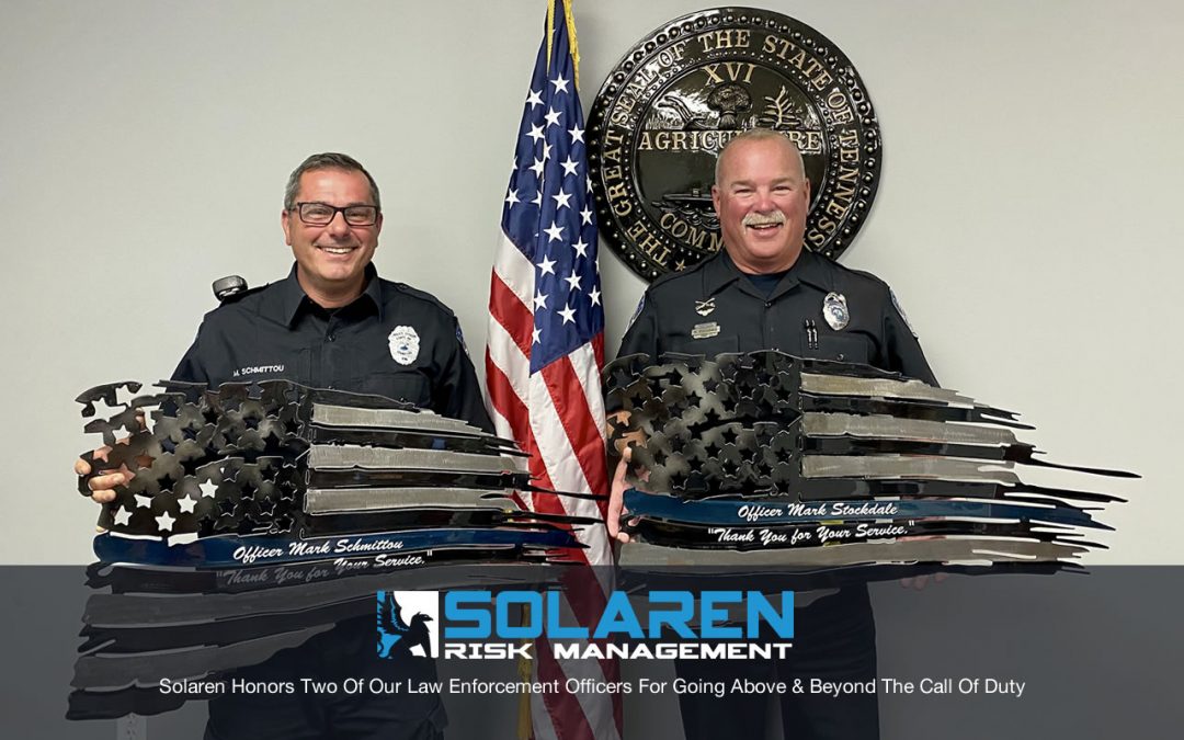 Solaren Honors Two Of Our Law Enforcement Officers For Going Above & Beyond The Call Of Duty