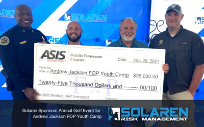 Solaren Sponsors Annual Golf Event for Andrew Jackson FOP Youth Camp