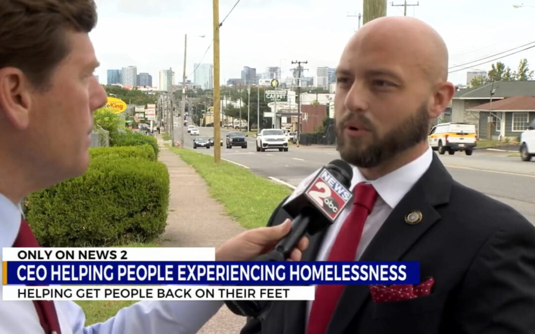 WKRN News – Nashville CEO, who once experienced intermittent homelessness, using own money to assist unhoused residents