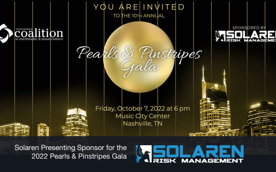 Solaren Presenting Sponsor for the 2022 Pearls & Pinstripes Gala