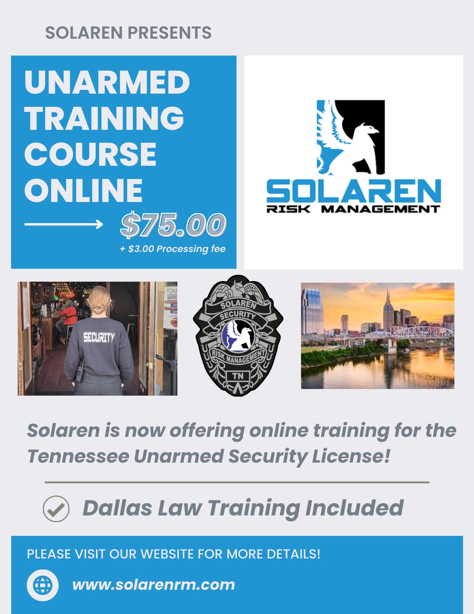 solaren-now-offering-online-training-courses-for-unarmed-security-included-with-dallas-law