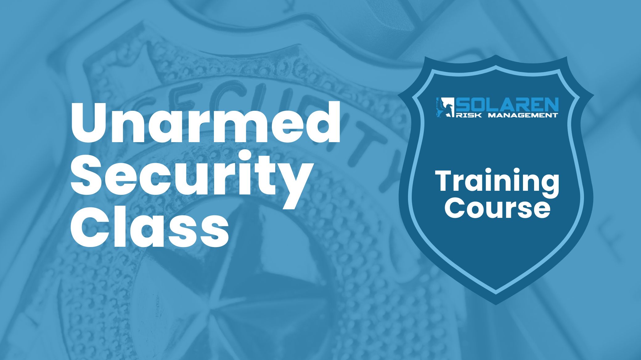 This class is required by the State of Tennessee to be taken by those that wish to work as an Unarmed Security Officer. training-unarmed-security-class-solaren