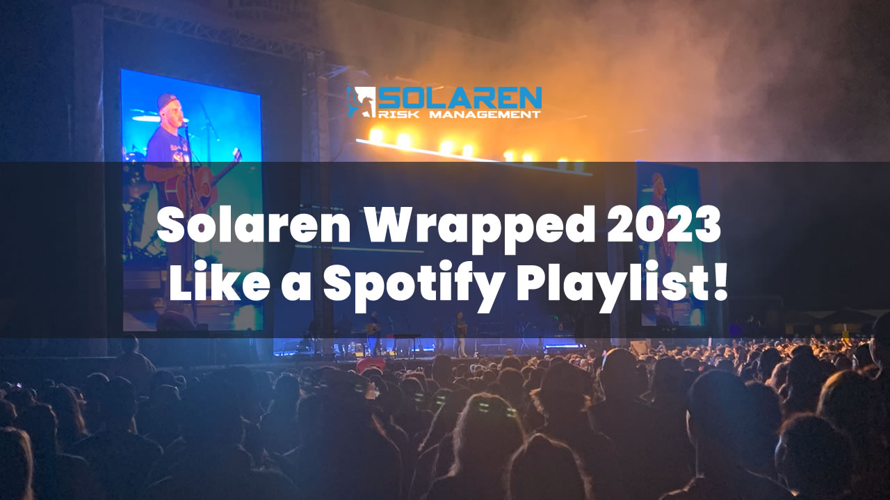 Solaren Wrapped 2023 Like a Spotify Playlist! solaren-risk-management-wrapped-2023-cover