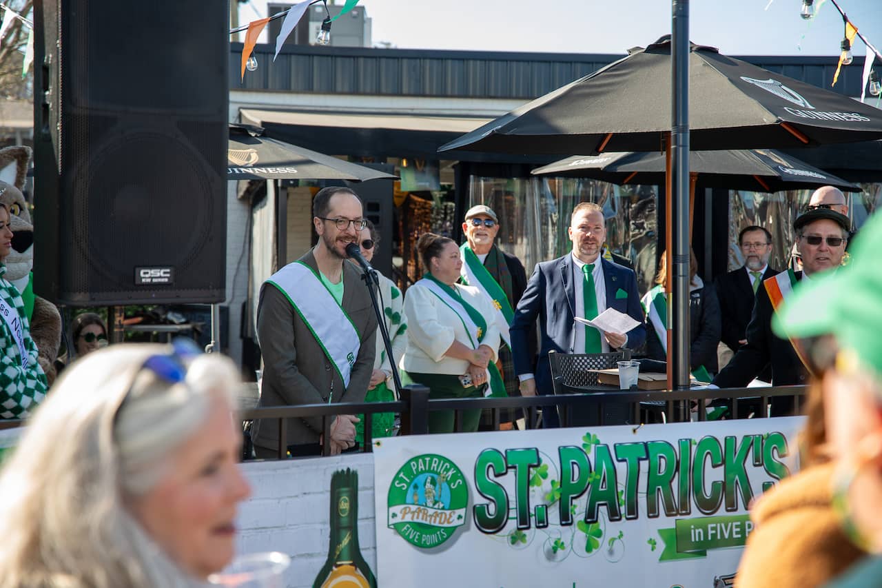 Solaren Supports St Patricks Day Parade in Five Points Celebration