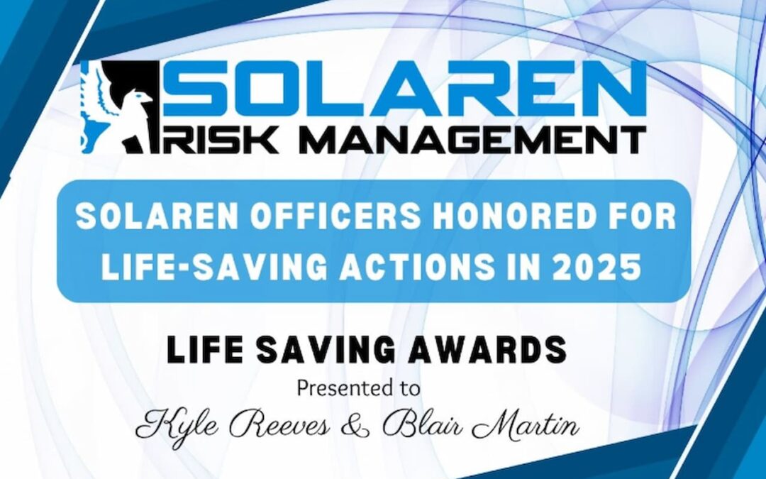 Solaren Officers Honored for Life-Saving Actions in 2025