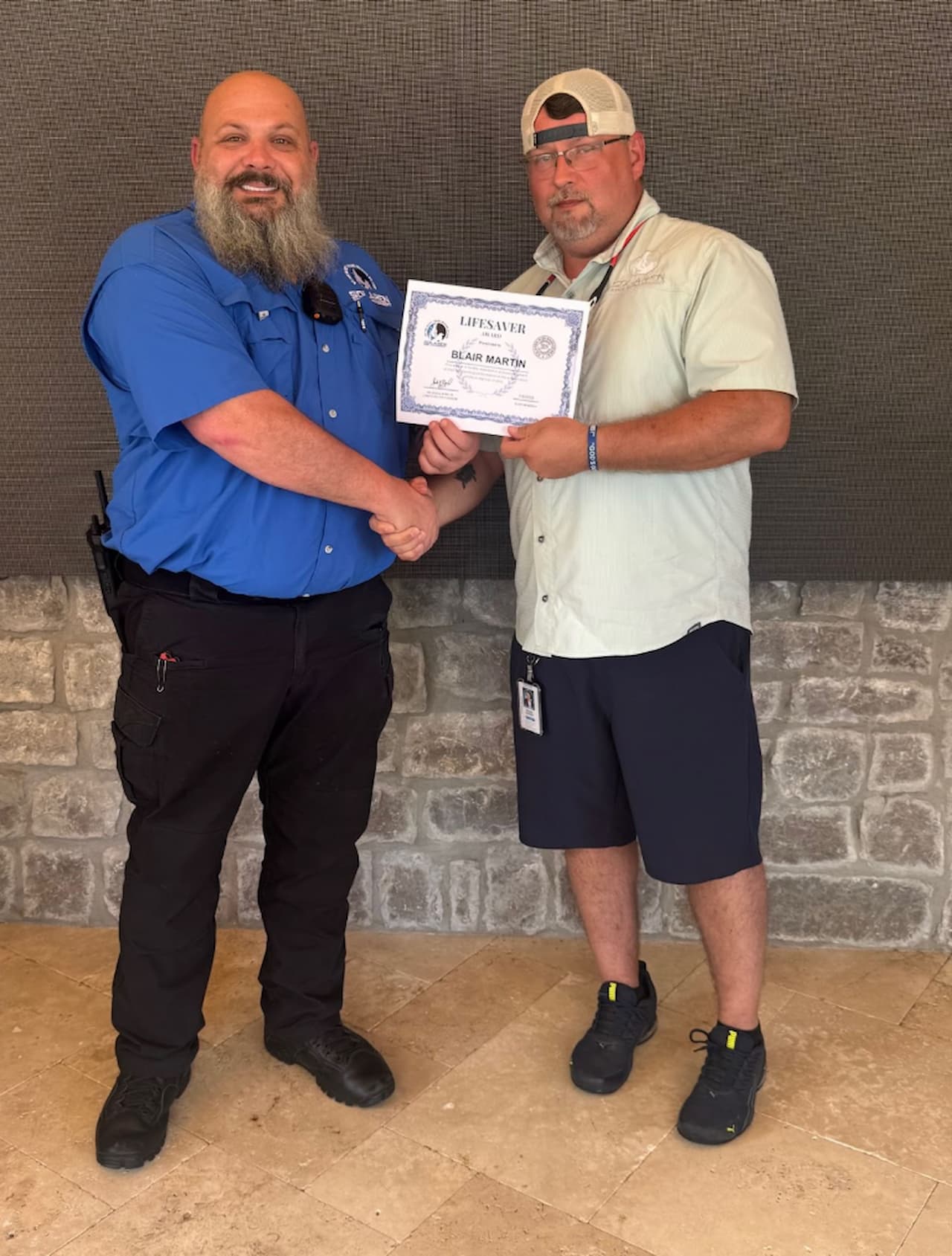 Solaren Officers Honored for Life-Saving Actions in 2025