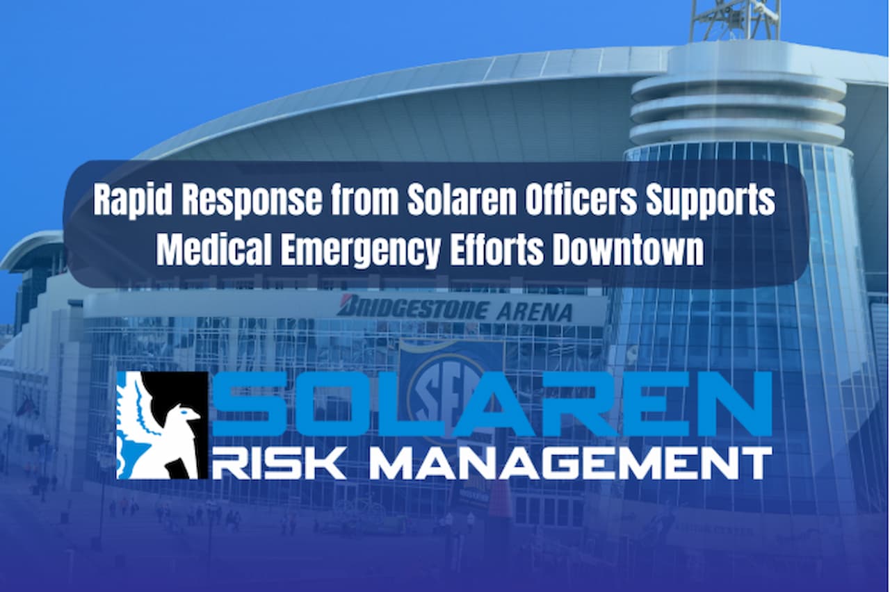 Rapid Response from Solaren Officers Supports Medical Emergency Efforts Downtown